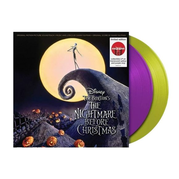 The Nightmare Before Christmas 12" Vinyl LP 2 Album Collection Target Exclusive